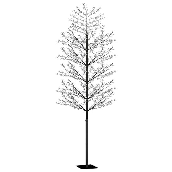 Kerstboom 2000 LED&#039;s blauw licht kersenbloesem 500 cm