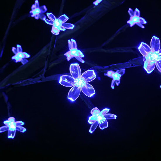 Kerstboom 2000 LED&#039;s blauw licht kersenbloesem 500 cm