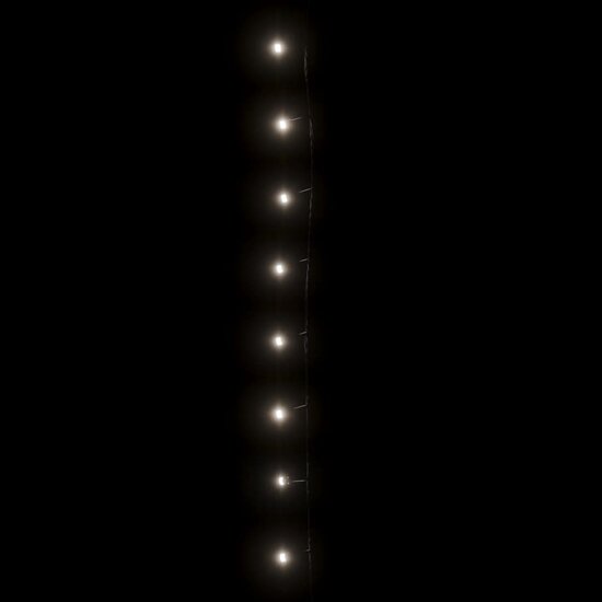 Lichtslinger met 300 LED&#039;s koudwit 30 m PVC