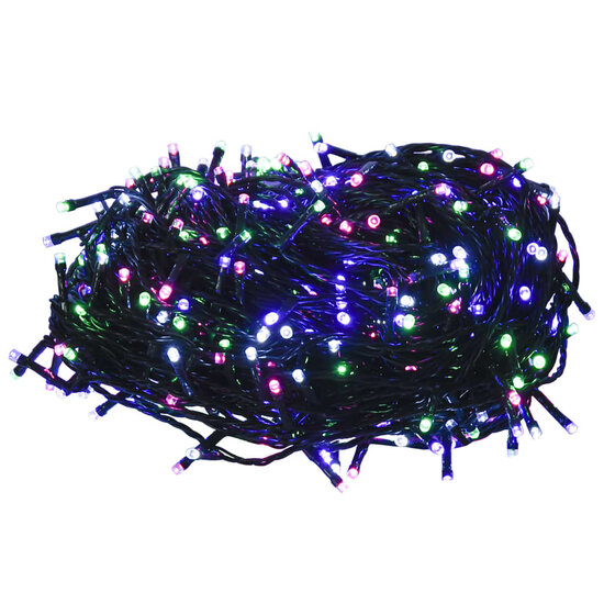 Lichtslinger met 300 LED&#039;s 30 m PVC meerkleurig pastel