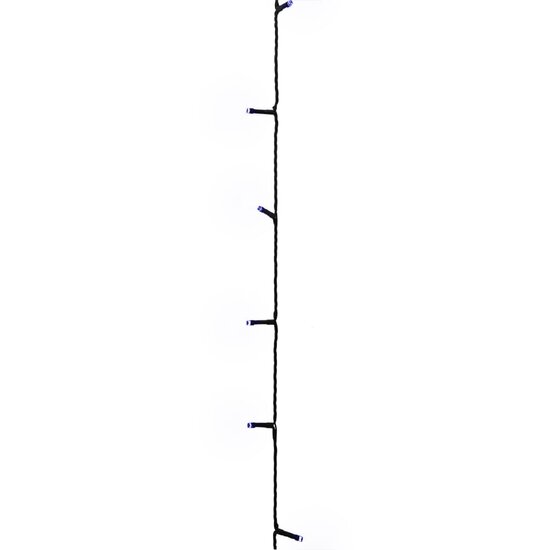 Lichtslinger met 2000 LED&#039;s blauw 200 m PVC