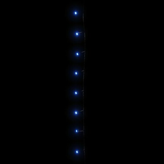 Lichtslinger met 2000 LED&#039;s blauw 200 m PVC