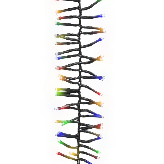Lichtslinger Cluster Met 1000 Led&#039;s Pvc 11 m Meerkleurig en donkergroen