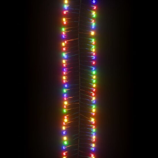Lichtslinger Cluster Met 1000 Led&#039;s Pvc 11 m Meerkleurig en donkergroen