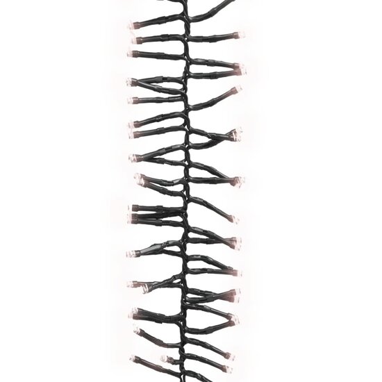 Lichtslinger cluster met 2000 LED&#039;s warmwit 17 m PVC