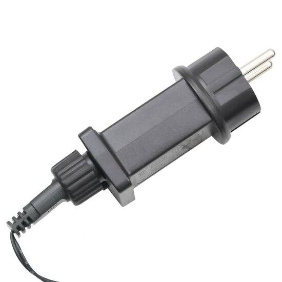 Lichtslinger cluster met 2000 LED&#039;s blauw 17 m PVC