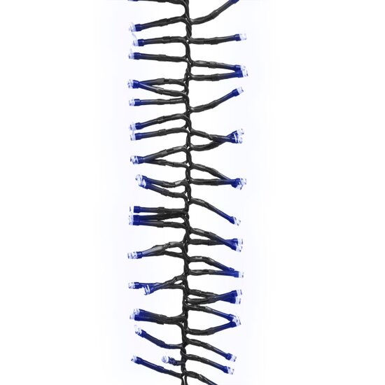 Lichtslinger cluster met 3000 LED&#039;s blauw 23 m PVC