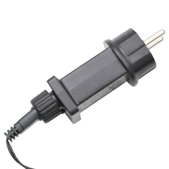 Lichtslinger cluster met 3000 LED&#039;s blauw 23 m PVC