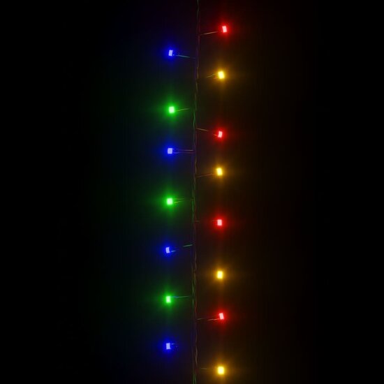 Lichtslinger Compact Met 400 Led&#039;s Pvc 13 m Meerkleurig en donkergroen