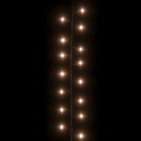 Lichtslinger Compact Met 3000 Led&#039;s Pvc 65 m Warmwit en donkergroen