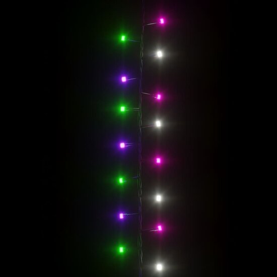 Lichtslinger compact met 3000 LED&#039;s pastel meerkleurig 65 m PVC