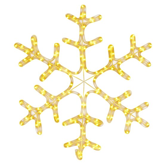 Kerstfiguur Sneeuwvlok Met 144 Warmwitte Led&#039;s 59 x 59 cm
