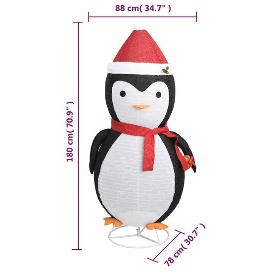 Kerstpingu&iuml;n Decoratief Led 180 Cm Luxe Stof