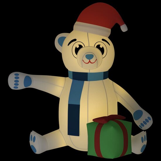 Kerstbeer Met Led&#039;s Opblaasbaar 1 240 cm