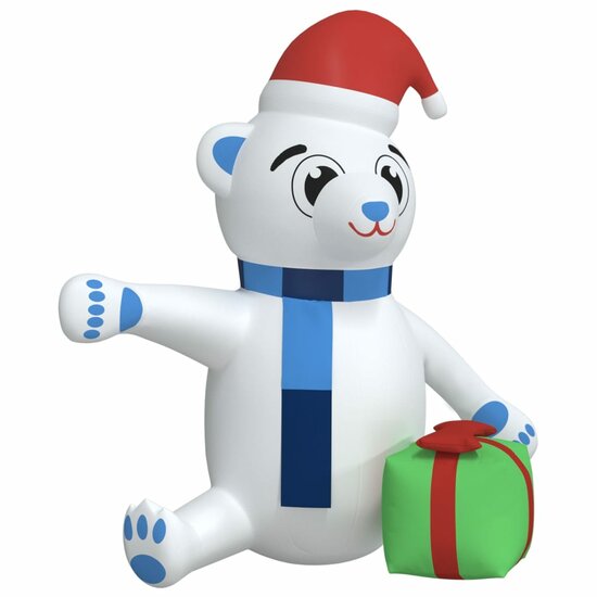Kerstbeer Met Led&#039;s Opblaasbaar 1 240 cm