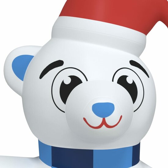 Kerstbeer Met Led&#039;s Opblaasbaar 1 240 cm