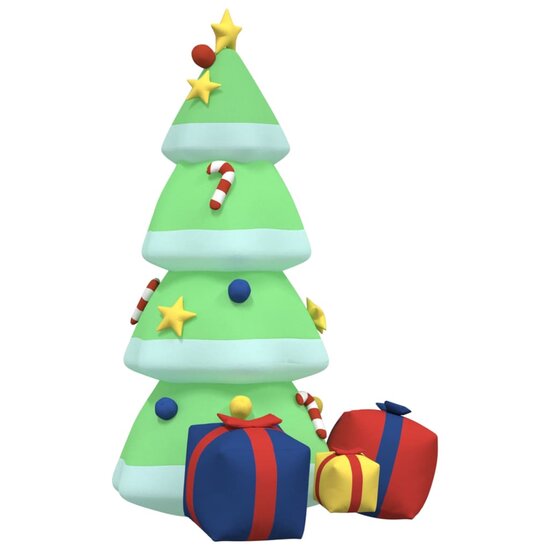 Kerstboom met LED&#039;s opblaasbaar 240 cm