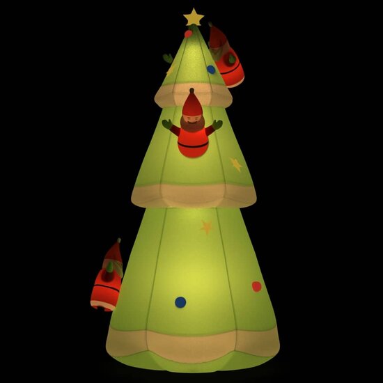 Kerstboom Opblaasbaar Met Led&#039;s 500 Cm 1