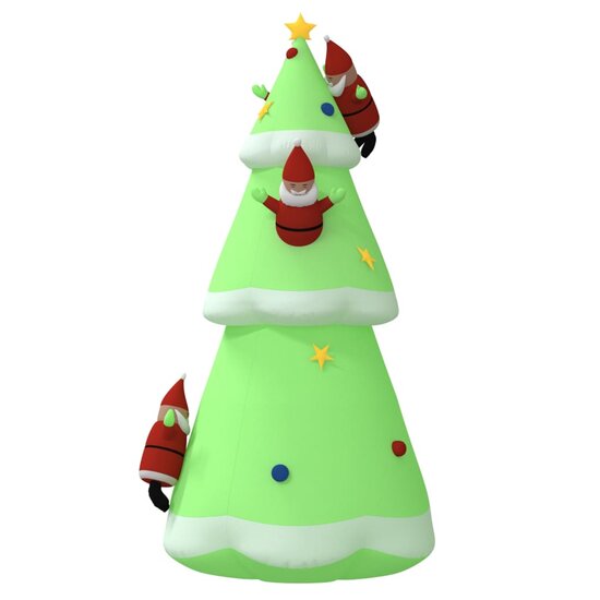 Kerstboom Opblaasbaar Met Led&#039;s 500 Cm 1