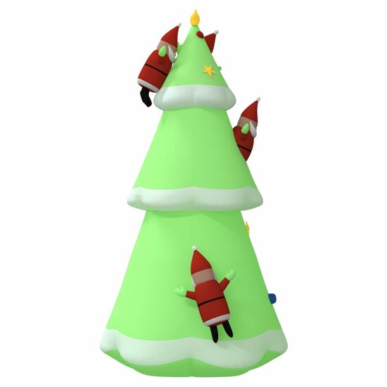 Kerstboom Opblaasbaar Met Led&#039;s 500 Cm 1