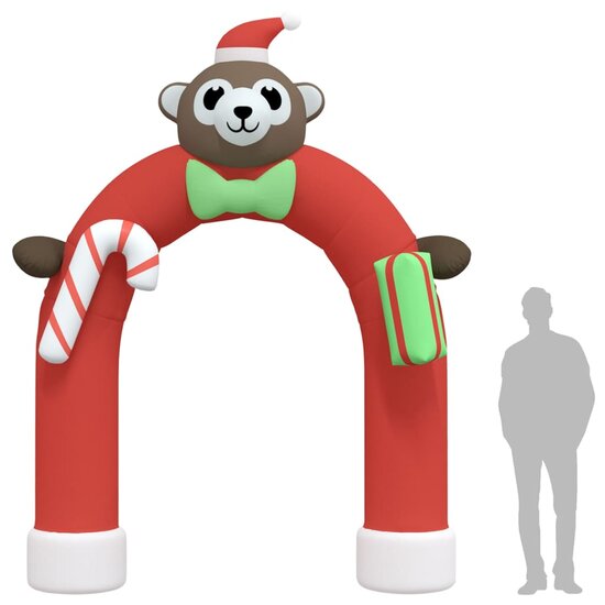 Kerstboog Opblaasbaar Met Led&#039;s 380 Cm 1