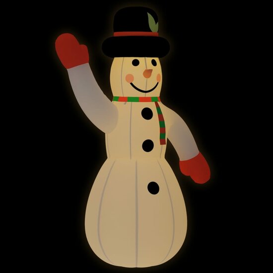Sneeuwpop Met Led&#039;s Opblaasbaar 1000 cm