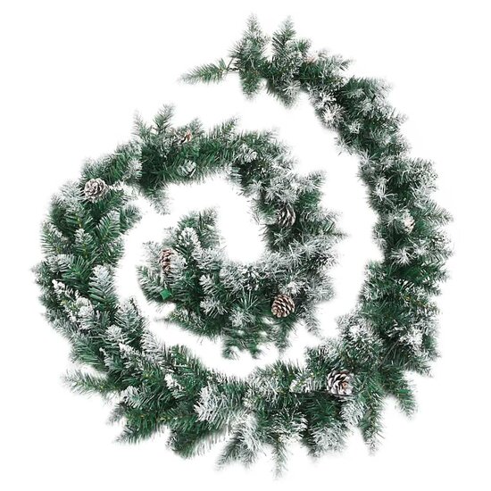 Kerstslinger Met Led-Lampjes 2,7 M Pvc Groen 2.7 m