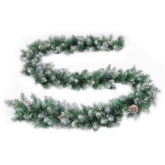 Kerstslinger Met Led-Lampjes 2,7 M Pvc Groen 2.7 m
