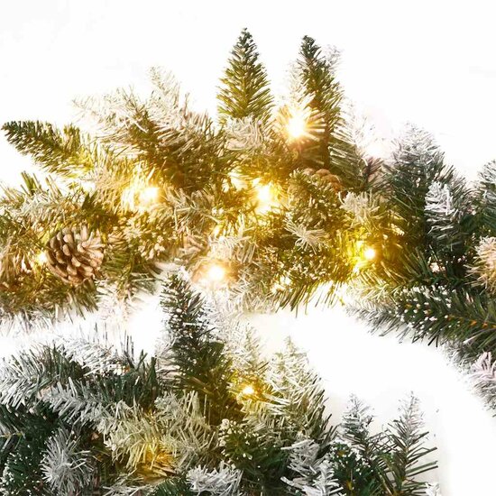 Kerstslinger Met Led-Lampjes 2,7 M Pvc Groen 2.7 m
