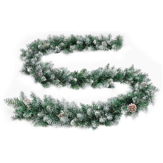 Kerstslinger Met Led-Lampjes 5,2 M Pvc Groen 5.2 m