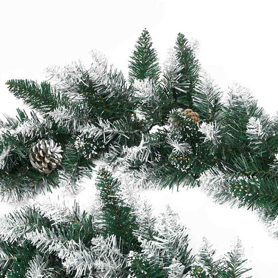 Kerstslinger Met Led-Lampjes 5,2 M Pvc Groen 5.2 m