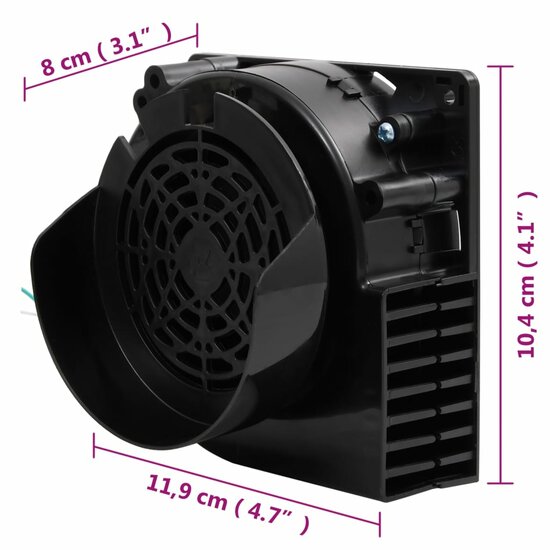 Lichtslinger met 66 LED&#039;s en ventilator 660 cm