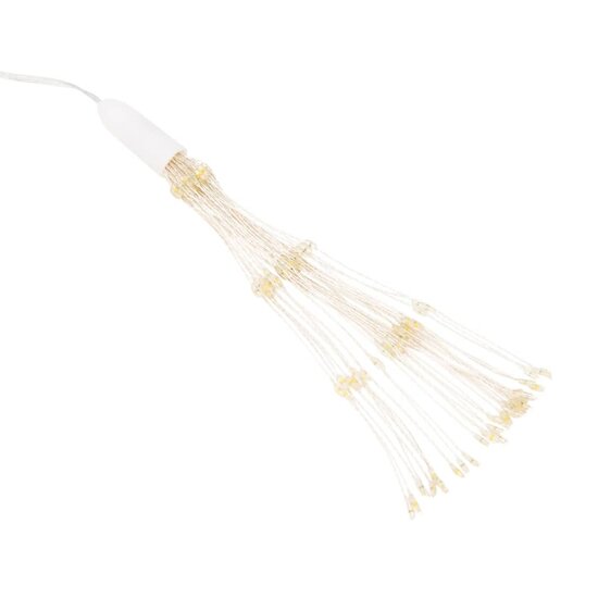 Kerstverlichting vuurwerk 140 warmwitte LED&#039;s 17 cm