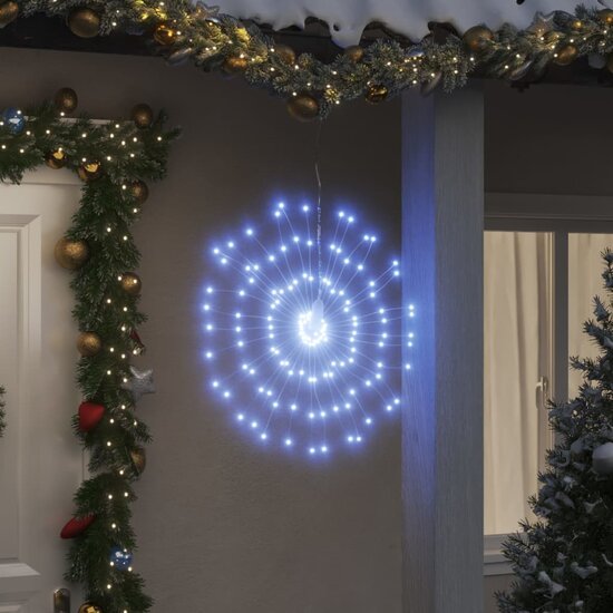 Kerstverlichting Vuurwerk 140 Te Led&#039;s 17 Cm Koudwit