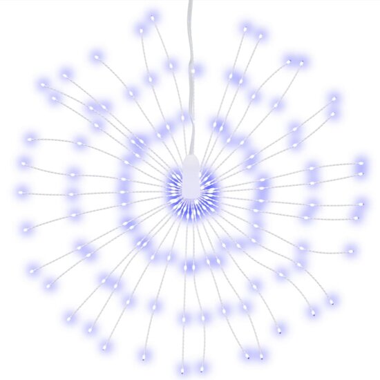 Kerstverlichting Vuurwerk 140 E Led&#039;s 17 Cm Blauw