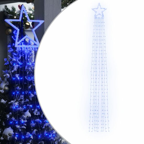 Kerstboomverlichting 320 E Led&#039;s 375 Cm Blauw