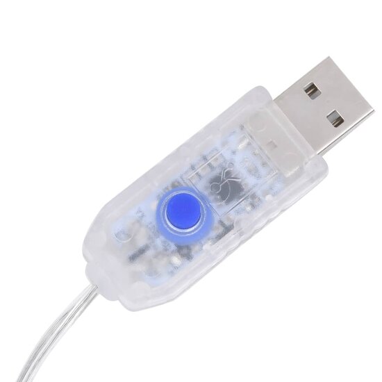 Kerstboomverlichting 320 E Led&#039;s 375 Cm Blauw