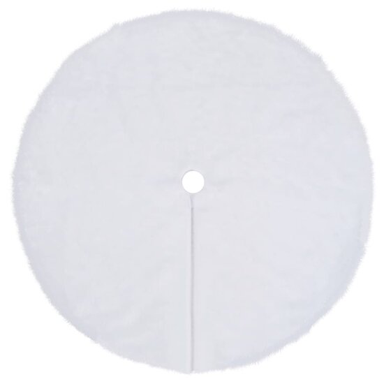Kerstboomrok 150 cm kunstvacht wit