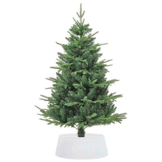 Kerstboomrok &Oslash;65x23 cm kunststof wit