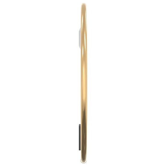 Wandspiegel rond &Oslash;20 cm goudkleurig