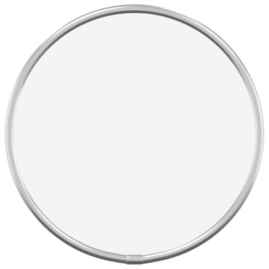 Wandspiegel rond &Oslash;20 cm zilverkleurig