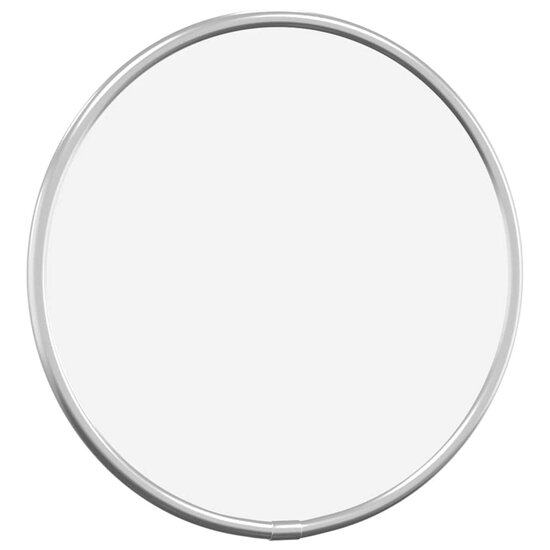 Wandspiegel rond &Oslash;20 cm zilverkleurig