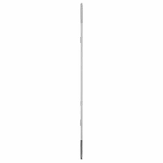 Wandspiegel 60x25 cm ovaal zilverkleurig