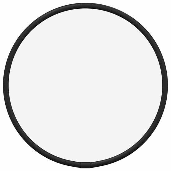 Wandspiegel rond &Oslash;20 cm zwart