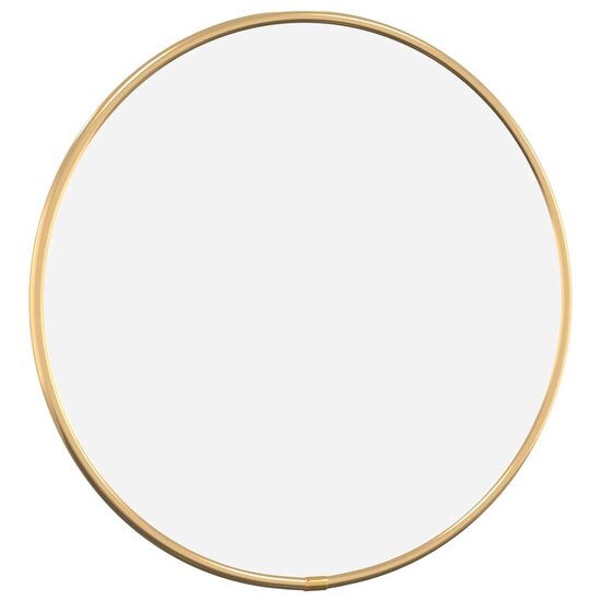 Wandspiegel rond &Oslash;30 cm goudkleurig
