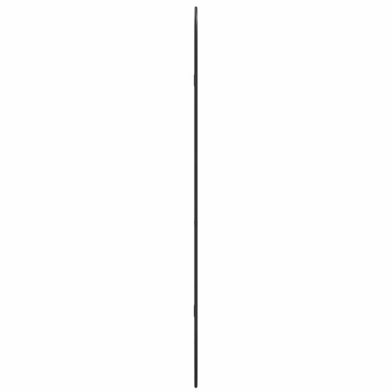 Wandspiegel 100x45 cm ovaal zwart