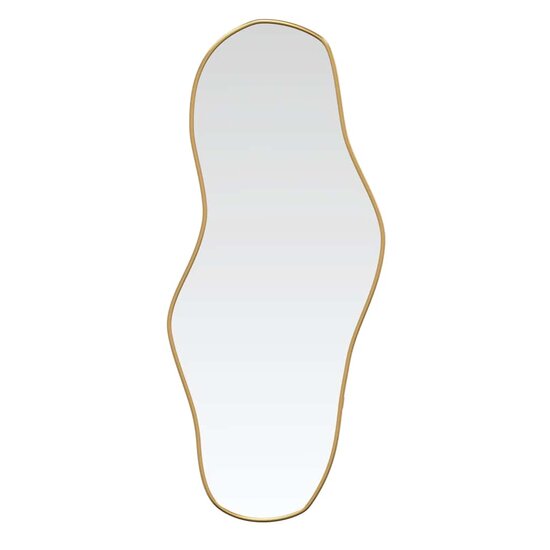 Wandspiegel 90x40 cm goudkleurig