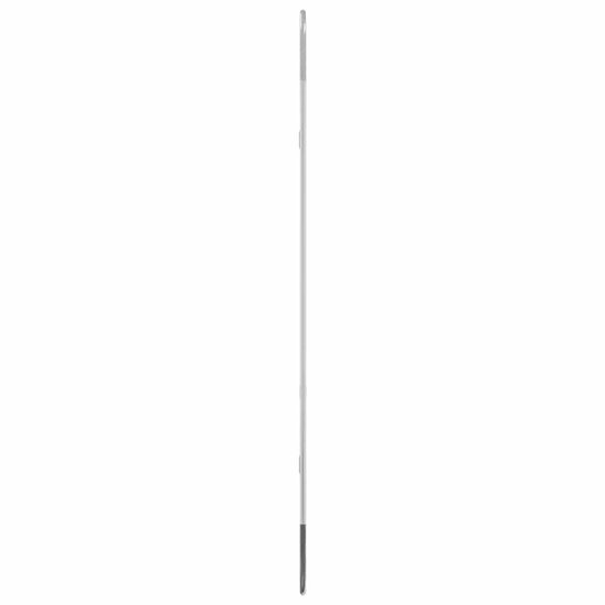 Wandspiegel 80x35 cm ovaal zilverkleurig