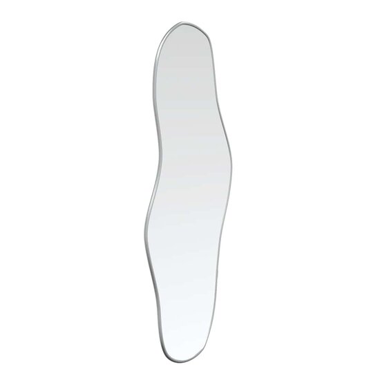 Wandspiegel 70x30 cm zilverkleurig