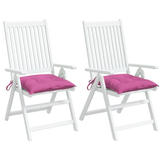 Stoelkussens Stof Roze 2 40 x 40 x 7 cm